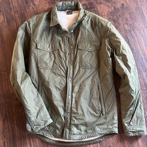 Norrona workwear pile shirt. Button down, fleece lined.